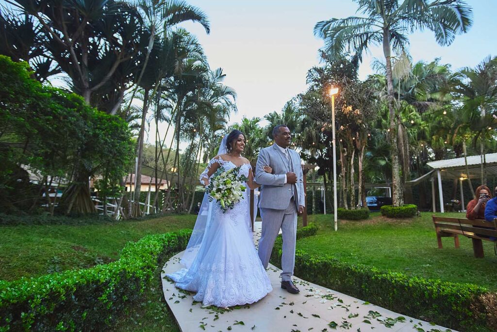 Buffet de casamento ao ar livre