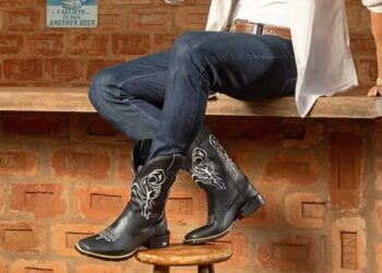 bota texana masculina